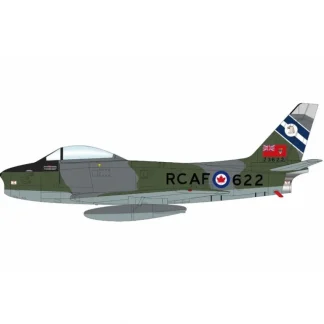 Pre-Order Hobby Master HA4326 1:72 Sabre Mk. 6 23622, 430 Squadron, RCAF, 1950s - Miniature Marvels: Airplane Models & Painted Dice* Airplane Model
