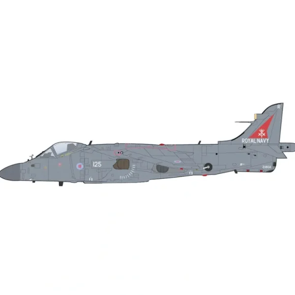 Pre-Order Hobby Master HA4107 1:72 Sea Harrier FA.2 ZH804, Royal Navy, Fairford 2002 (w/ Sea Eagle missiles) - Miniature Marvels: Airplane Models & Painted Dice* Airplane Model