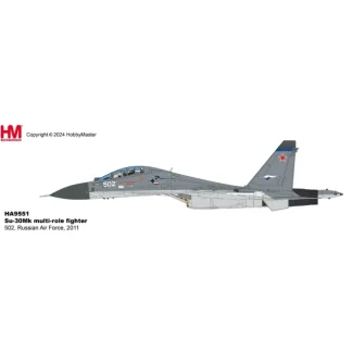 Pre-Order Hobby Master HA9551 1:72 Su-30Mk multi-role fighter 502, Russian Air Force, 2011 - Miniature Marvels: Airplane Models & Painted Dice* Airplane Model