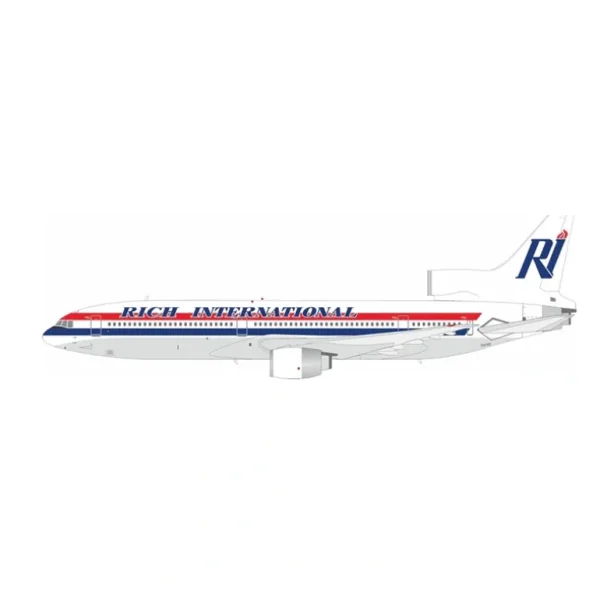Pre-Order Inflight IF1011JN0424 1:200 Rich International Airways Lockheed L-1011-385-1 TriStar 1 N302MB - Miniature Marvels: Airplane Models & Painted Dice* Airplane Model