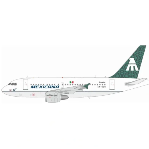 Pre-Order Inflight IF318MX0824 1:200 Mexicana Airbus A318-111 XA-UBQ - Miniature Marvels: Airplane Models & Painted Dice* Airplane Model