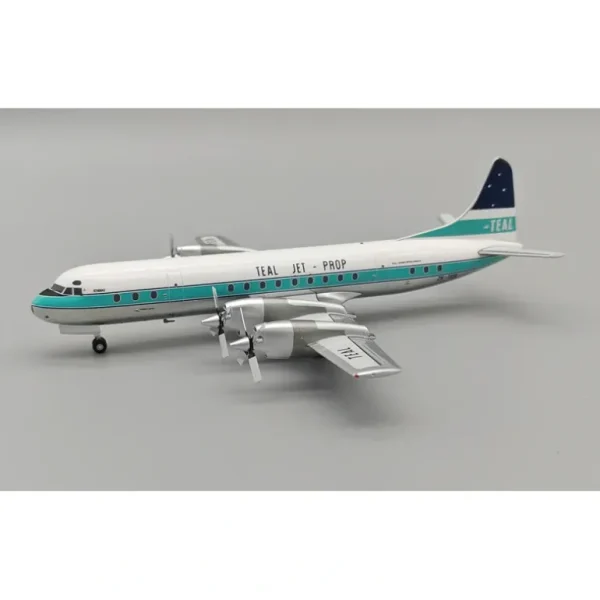 Pre-Order InFlight200 IF188TE0824 1:200 TEAL - Tasman Empire Airways Lockheed L-188C Electra ZK-TEB - Miniature Marvels: Airplane Models & Painted Dice* Airplane Model
