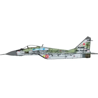 Pre-Order JC Wings CW-72-MG29-013 MIG-29E Fulcrum, Russian Air Force, Lipetsk AB, Russia, Hero of Russia General Sulbek Oskanov, 2015 - Miniature Marvels: Airplane Models & Painted Dice* Airplane Model