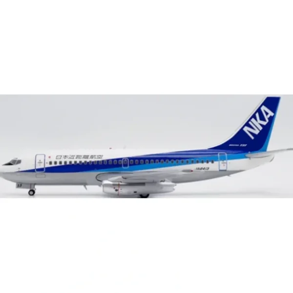 Pre-Order JC Wings EW2732007 1:200 Nihon Kinkyori Airways Boeing 737-200 "Polished" Reg: JA8413 - Miniature Marvels: Airplane Models & Painted Dice* Airplane Model
