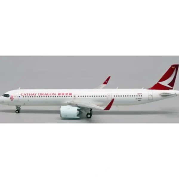 Pre-Order JC Wings EW421N006 1:400 Cathay Dragon Airbus A321NEO "Before delivery version" Reg: D-AVZF - Miniature Marvels: Airplane Models & Painted Dice* Airplane Model