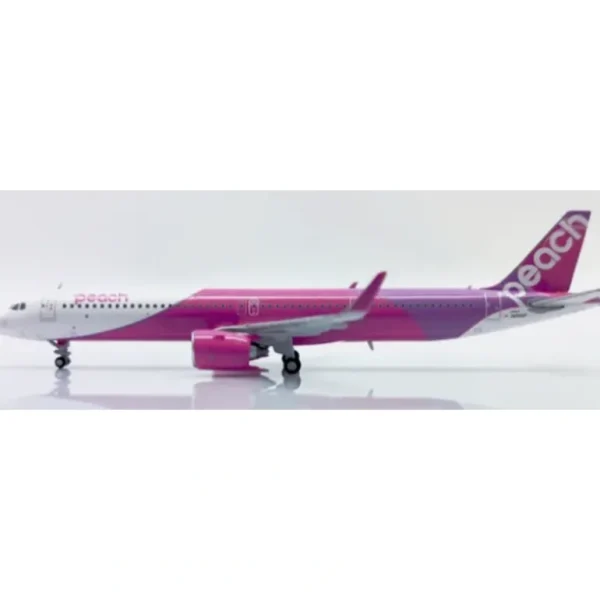 Pre-Order JC Wings EW421N015 1:400 Peach Airbus A321NEO Reg: JA902P - Miniature Marvels: Airplane Models & Painted Dice* Airplane Model