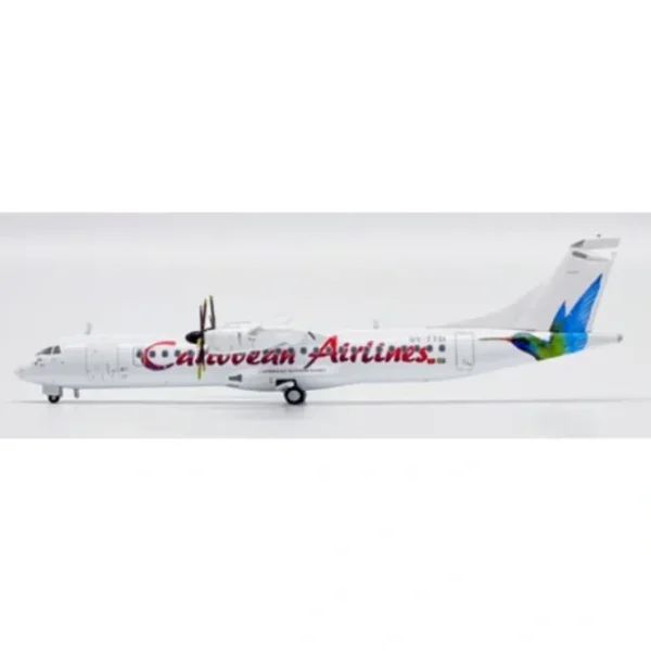 Clearance Pre-Order JC Wings JC4BWA0064 1:400 Caribbean Airlines ATR 72-600 9Y-TTD - Miniature Marvels: Airplane Models & Painted Dice Airplane Model