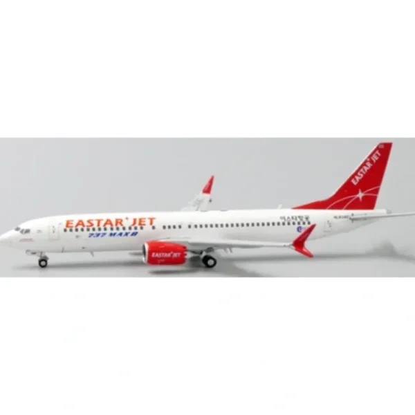 New Pre-Order JC Wings JC4ESR133 1:400 Eastar Jet Boeing 737 MAX 8 HL8340 - Miniature Marvels: Airplane Models & Painted Dice Airplane Model