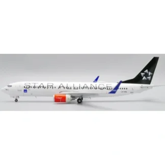 Outlet Pre-Order JC Wings JC2SAS0179A 1:200 SAS Scandinavian Airlines B737-800 LN-RRL "Star Alliance" (Flaps Down) - Miniature Marvels: Airplane Models & Painted Dice Airplane Model