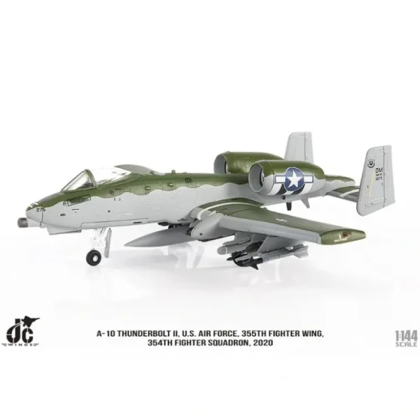 Sale Pre-Order Jc Wings JCW-144-A10-003 1:144 USAF A-10 355th Fighter Wing, 354th Fighter Squadron, 2020 - Miniature Marvels: Airplane Models & Painted Dice Airplane Model