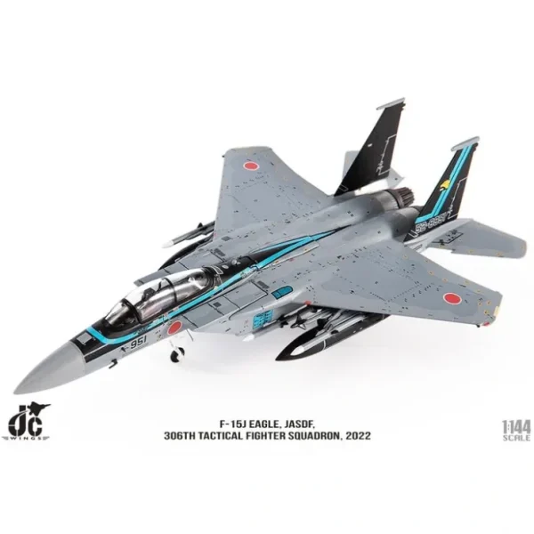 Best Pre-Order JC Wings JCW-144-F15-006 1:144 F-15J Eagle JASDF, 306th Tactical Fighter Squadron, 2022 - Miniature Marvels: Airplane Models & Painted Dice Airplane Model