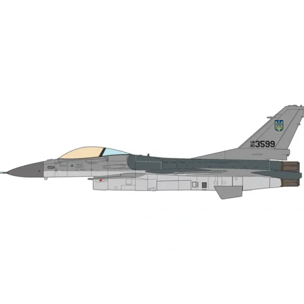 Best Pre-Order JC Wings JCW-72-F16-026 1:72 F-16AM Fighting Falcon Ukraine Air Force, 831st Tactical Aviation Brigade,2024 - Miniature Marvels: Airplane Models & Painted Dice Airplane Model