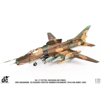 Online Pre-Order JC Wings JCW-72-SU20-003 1:72 SU-17 Fitter Russian Air Force, 20 Guards Fighter-Bomber Regiment, 16th Air Army, 1992 - Miniature Marvels: Airplane Models & Painted Dice Airplane Model
