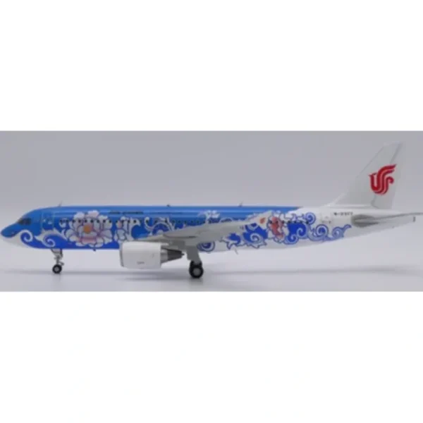 Outlet Pre-Order JC Wings LH2357 1:200 Air China Airbus A320 "Blue Peony" B-2377 - Miniature Marvels: Airplane Models & Painted Dice Airplane Model