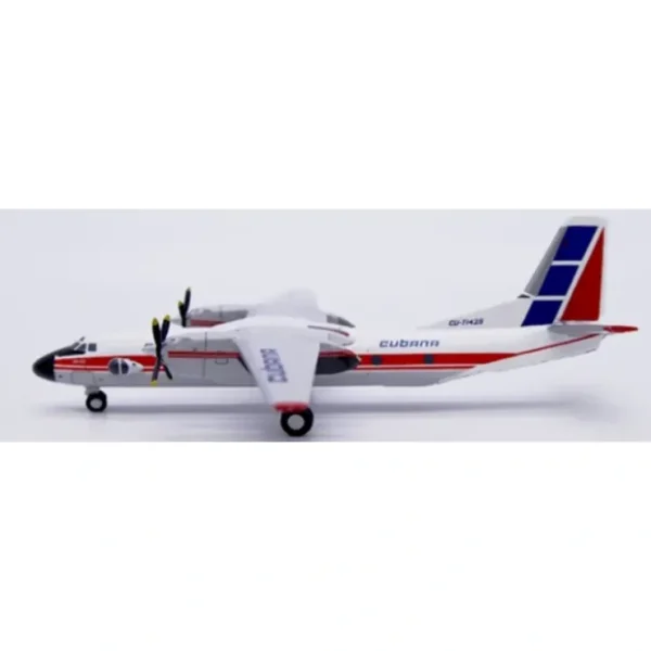 Outlet Pre-Order JC Wings LH4345 1:400 Cubana Antonov AN-26 "OC" CU-TI1425 - Miniature Marvels: Airplane Models & Painted Dice Airplane Model
