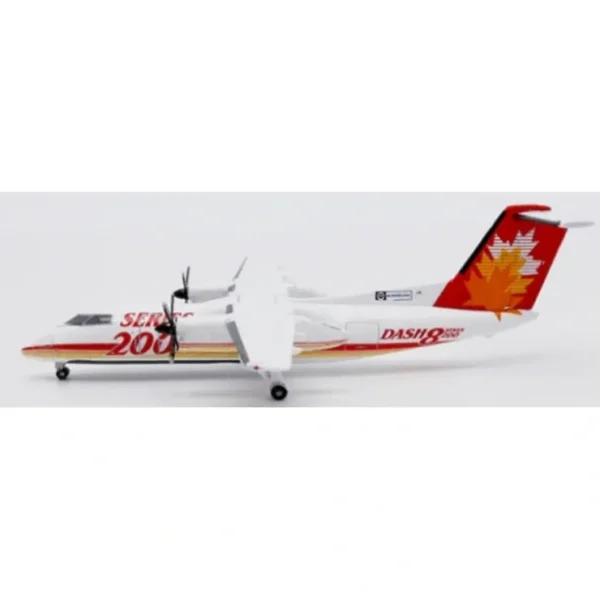 Hot Pre-Order JC Wings LH4294 1:400 House Color De Havilland Canada Dash 8-Q200 Reg: C-GGMP - Miniature Marvels: Airplane Models & Painted Dice Airplane Model