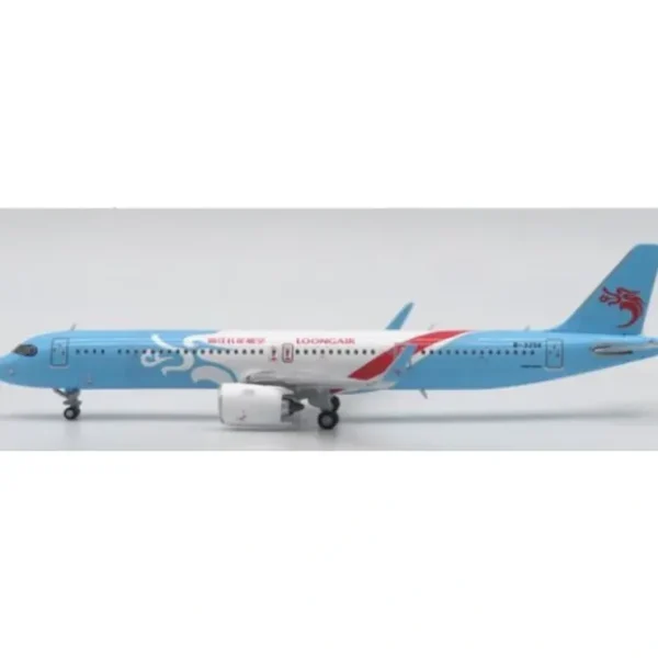 Sale Pre-Order JC Wings LH4271 1:400 Loong Air Airbus A321NEO Reg: B-325X - Miniature Marvels: Airplane Models & Painted Dice Airplane Model