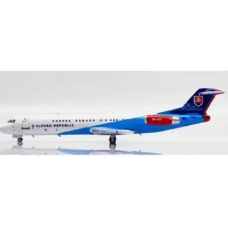 New Pre-Order JC Wings LH4236 1:400 Slovakia Government Flying Service Fokker 100 Reg: OM-BYC - Miniature Marvels: Airplane Models & Painted Dice Airplane Model