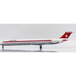 Sale Pre-Order JC Wings LH2373 1:200 Swissair McDonnell Douglas MD-82 "Polished" Reg: PH-MBZ - Miniature Marvels: Airplane Models & Painted Dice Airplane Model