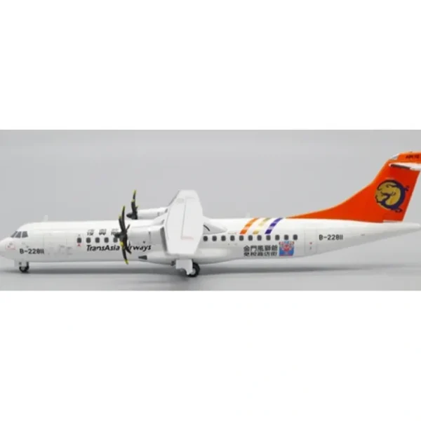 Cheap Pre-Order JC Wings LH2300 1:200 TransAsia Airways ATR72-500 "Kinmen Duty Free Street" B-22811 - Miniature Marvels: Airplane Models & Painted Dice Airplane Model