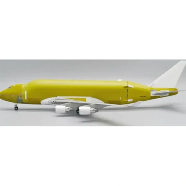 New Pre-Order JC Wings LH2165A 1:200 Boeing Company Boeing 747-400LCF "Bare Metal" Flaps Down - Miniature Marvels: Airplane Models & Painted Dice Airplane Model