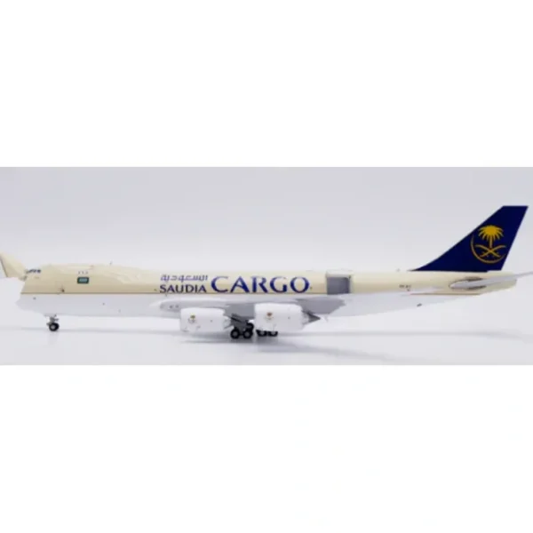 Cheap Pre-Order JC Wings LH4348C 1:400 Saudia Cargo Boeing 747-8F "Interactive Series" Reg: HZ-A13 - Miniature Marvels: Airplane Models & Painted Dice Airplane Model