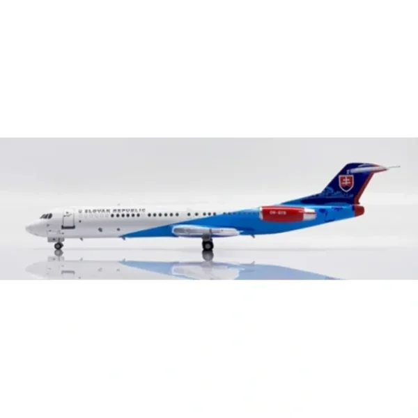 Shop Pre-Order JC Wings LH4GOV235 1:400 Slovakia Government Fokker 100 OM-BYB - Miniature Marvels: Airplane Models & Painted Dice Airplane Model