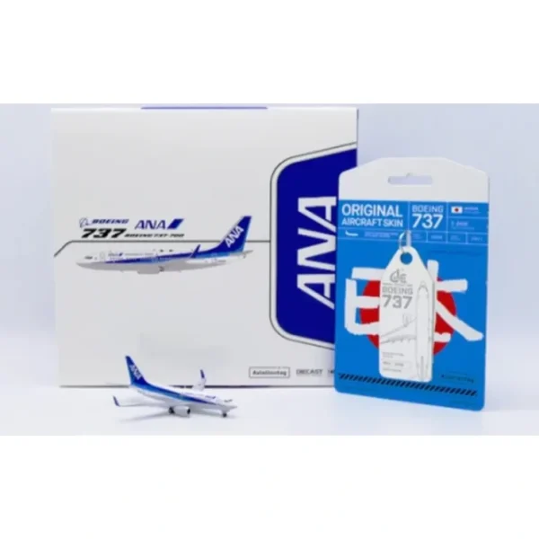 Discount Pre-Order JC Wings SA4012 1:400 All Nippon Airways Boeing 737-700 JA02AN Limited Edition Aviation Tag - Miniature Marvels: Airplane Models & Painted Dice Airplane Model