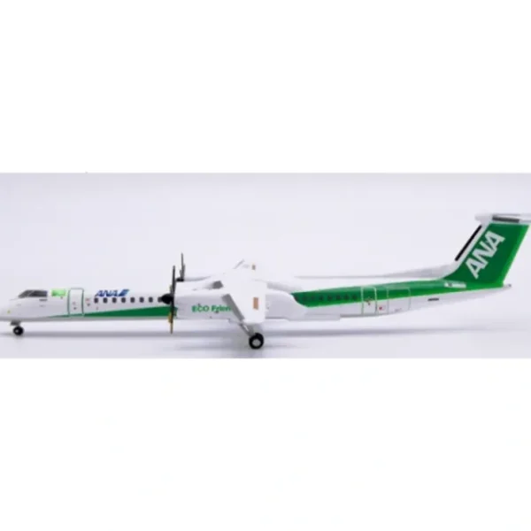 Outlet Pre-Order JC Wings SA4039 1:400 ANA Wings Bombardier Dash 8-Q400 "Eco Friendly Airline" Reg: JA858A - Miniature Marvels: Airplane Models & Painted Dice Airplane Model