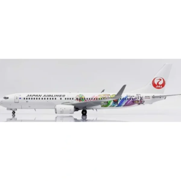 Pre-Order JC Wings SA2006 1:200 Japan Airlines Boeing 737-800 "Shimajiro Jet" JA330J - Miniature Marvels: Airplane Models & Painted Dice* Airplane Model