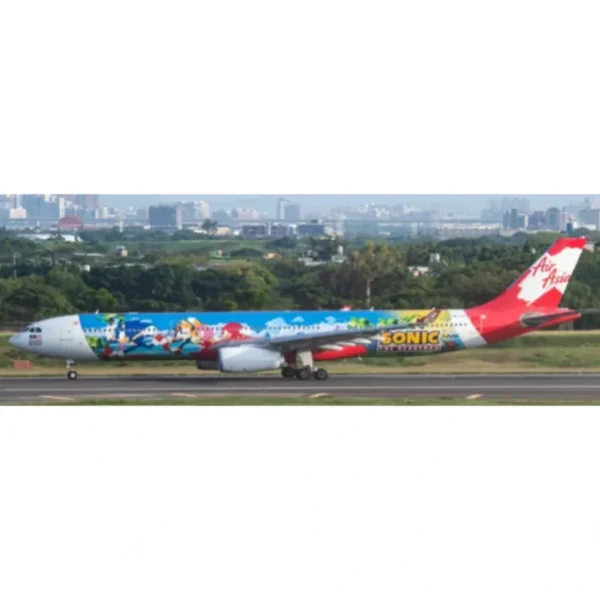 New Pre-Order JC Wings XX40457 1:400 Air Asia Airbus A330-300 "Sonic the Hedgedog" Reg: 9M-XXU - Miniature Marvels: Airplane Models & Painted Dice Airplane Model