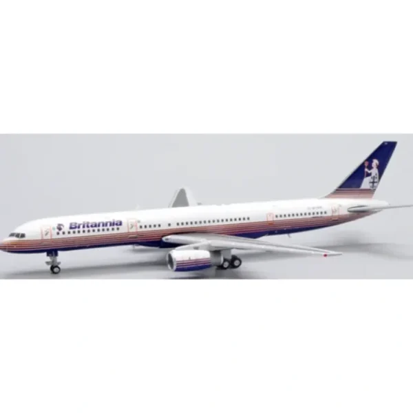 Best Sale Pre-Order JC Wings XX4274 1:400 Britannia Airways Boeing 757-200 "Keep Duty Free" G-BYAK - Miniature Marvels: Airplane Models & Painted Dice Airplane Model