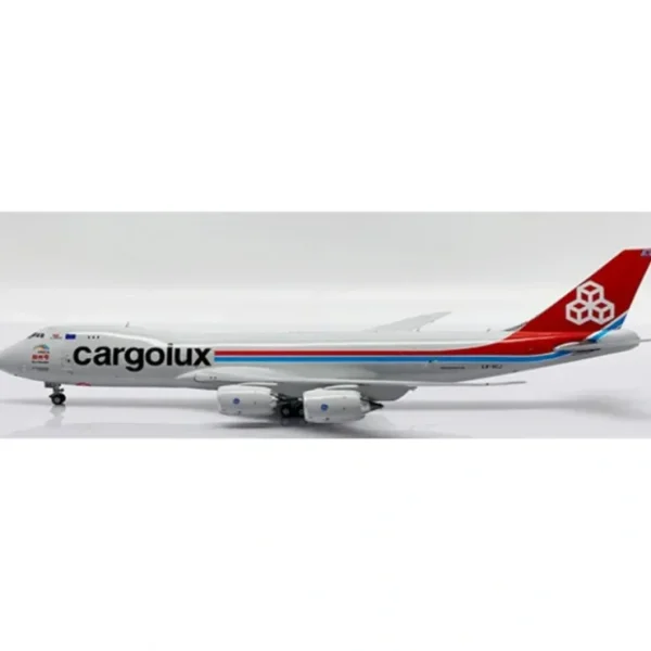 Clearance Pre-Order JC Wings XX40154 1:400 Cargolux Boeing 747-8F "City of Zhengzhou" LX-VCJ - Miniature Marvels: Airplane Models & Painted Dice Airplane Model