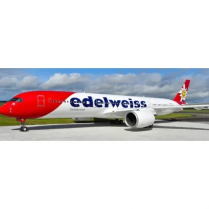 Online Pre-Order JC Wings XX20569 1:200 Edelweiss Air Airbus A350-900XWB Reg: HB-IHC - Miniature Marvels: Airplane Models & Painted Dice Airplane Model