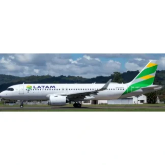 Best Pre-Order JC Wings XX40210 1:400 LATAM Airlines Airbus A320NEO "Brazil Flag" PR-XBG - Miniature Marvels: Airplane Models & Painted Dice Airplane Model
