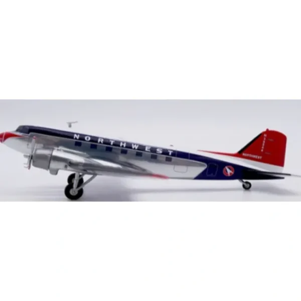 Cheap Pre-Order JC Wings XX2382 1:200 Northwest Airlines McDonnell Douglas DC-3 "Polished" N39544 - Miniature Marvels: Airplane Models & Painted Dice Airplane Model