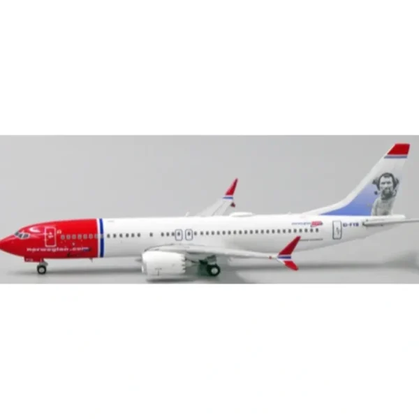 Fashion Pre-Order JC Wings XX4152 1:400 Norwegian Boeing 737 MAX 8 "Tom Crean" EI-FYB - Miniature Marvels: Airplane Models & Painted Dice Airplane Model