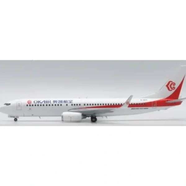 Outlet Pre-Order JC Wings XX2079 1:200 Okay Airways Boeing 737-800 Reg: B-5571 - Miniature Marvels: Airplane Models & Painted Dice Airplane Model