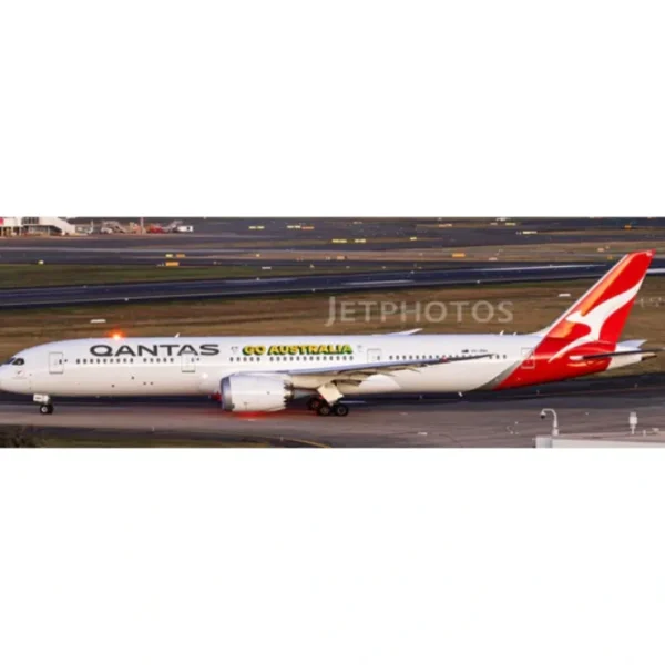 Fashion Pre-Order JC Wings XX20568 1:200 Qantas Boeing 787-9 Dreamliner "Go Australia" Reg: VH-ZNH - Miniature Marvels: Airplane Models & Painted Dice Airplane Model