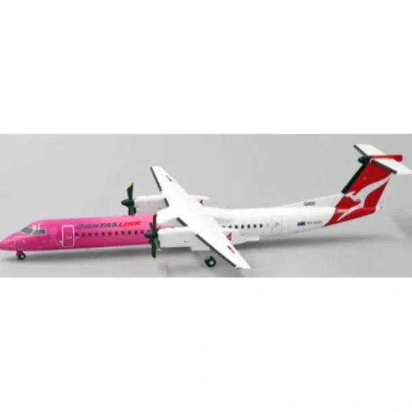Flash Sale Pre-Order JC Wings XX2206 1:200 QantasLink Bombardier Dash 8-Q400 "Pink Ribbon" H-QOH - Miniature Marvels: Airplane Models & Painted Dice Airplane Model