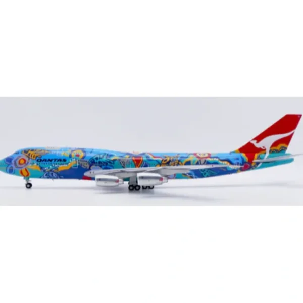 Store Pre-Order JC Wings XX20374 1:200 Qantas Boeing 747-300 "Nalanji Dreaming" Reg: VH-EBU - Miniature Marvels: Airplane Models & Painted Dice Airplane Model