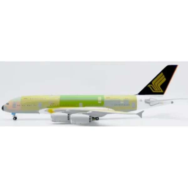 New Pre-Order JC Wings XX20065 1:200 Singapore Airlines Airbus A380 "Bare Metal" F-WWSM - Miniature Marvels: Airplane Models & Painted Dice Airplane Model