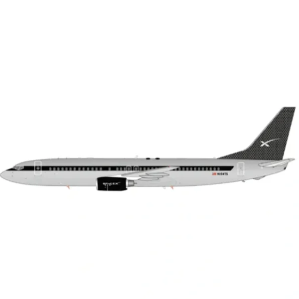Flash Sale Pre-Order JC Wings XX20558 1:200 SpaceX Boeing 737-800 Reg: N154TS - Miniature Marvels: Airplane Models & Painted Dice Airplane Model