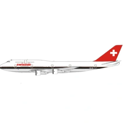 Sale Pre-Order JC Wings XX20525 1:200 Swissair Boeing 747-300 "Polished" Reg: HB-IGF - Miniature Marvels: Airplane Models & Painted Dice Airplane Model