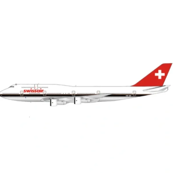 Sale Pre-Order JC Wings XX20525 1:200 Swissair Boeing 747-300 "Polished" Reg: HB-IGF - Miniature Marvels: Airplane Models & Painted Dice Airplane Model