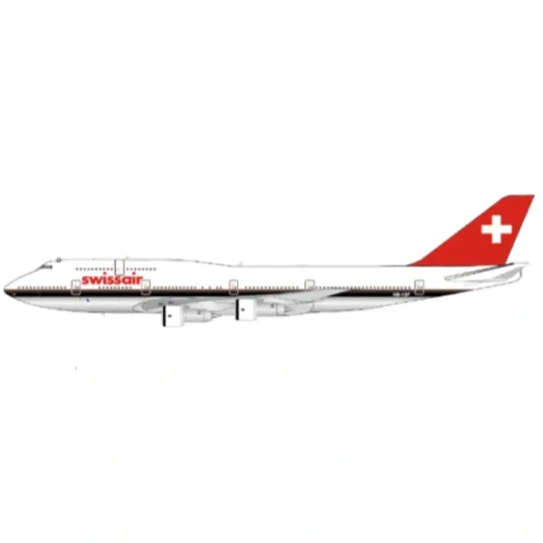 Best Pre-Order JC Wings XX40281 1:400 Swissair Boeing 747-300 "Polished" Reg: HB-IGF - Miniature Marvels: Airplane Models & Painted Dice Airplane Model