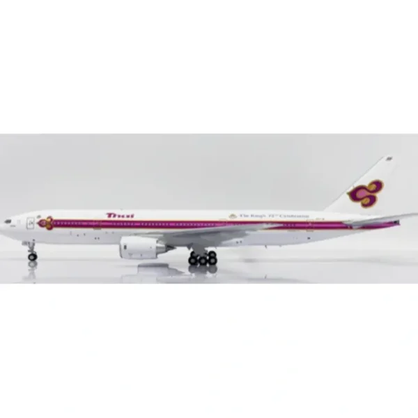 Store Pre-Order JC Wings XX20056 1:200 Thai Airways Boeing 777-200 "The King's 72nd Celebration" Reg: HS-TJG - Miniature Marvels: Airplane Models & Painted Dice Airplane Model