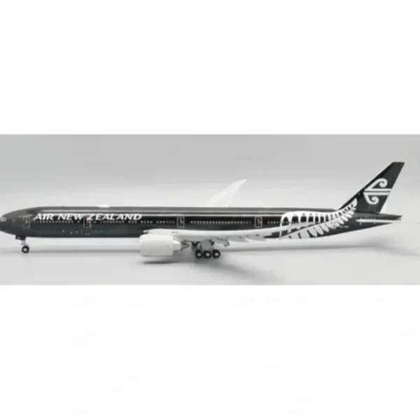 Sale Pre-Order JC Wings XX20157A 1:200 Air New Zealand Boeing 777-300ER "All Blacks" Reg: ZK-OKQ "Flaps Down" - Miniature Marvels: Airplane Models & Painted Dice Airplane Model