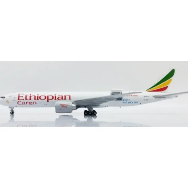 Sale Pre-Order JC Wings XX40086C 1:400 Ethiopian Airlines Boeing 777F "Cai Niao""Interactive Series" Reg: ET-APU - Miniature Marvels: Airplane Models & Painted Dice Airplane Model