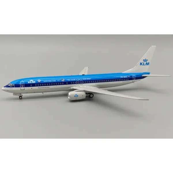 Clearance Pre-Order JFox JF-737-9-001 1:200 KLM Boeing 737-900 "The world is just a click away" PH-BXR - Miniature Marvels: Airplane Models & Painted Dice Airplane Model